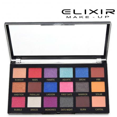Elixir palette eye shadow pro mod.k 18 colori