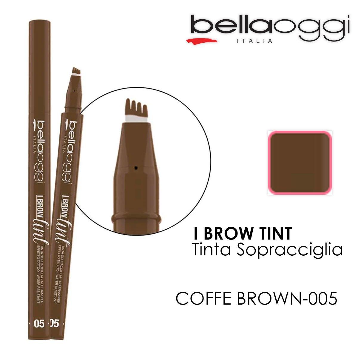 I brow tint pennarello sopracciglia lunga tenuta coffe brown