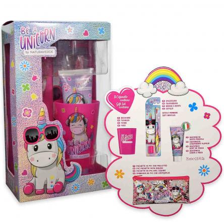 Be a unicorn gift set (spazz.+dent.75ml+bicch.+pochette)