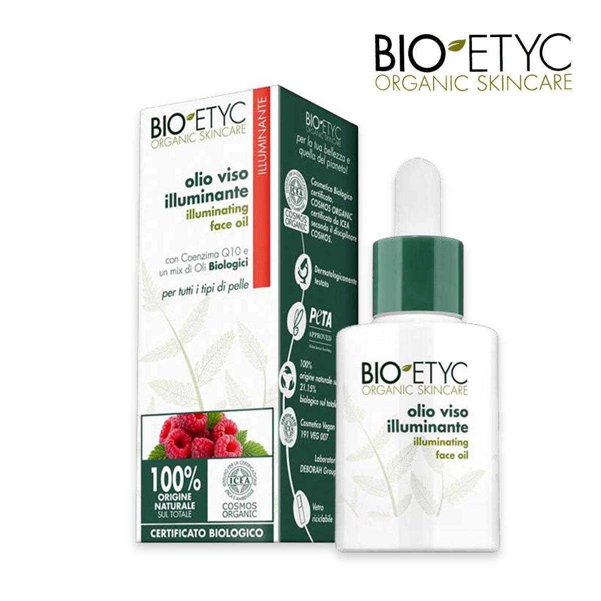 Bioetyc organic olio viso illuminante 30 ml