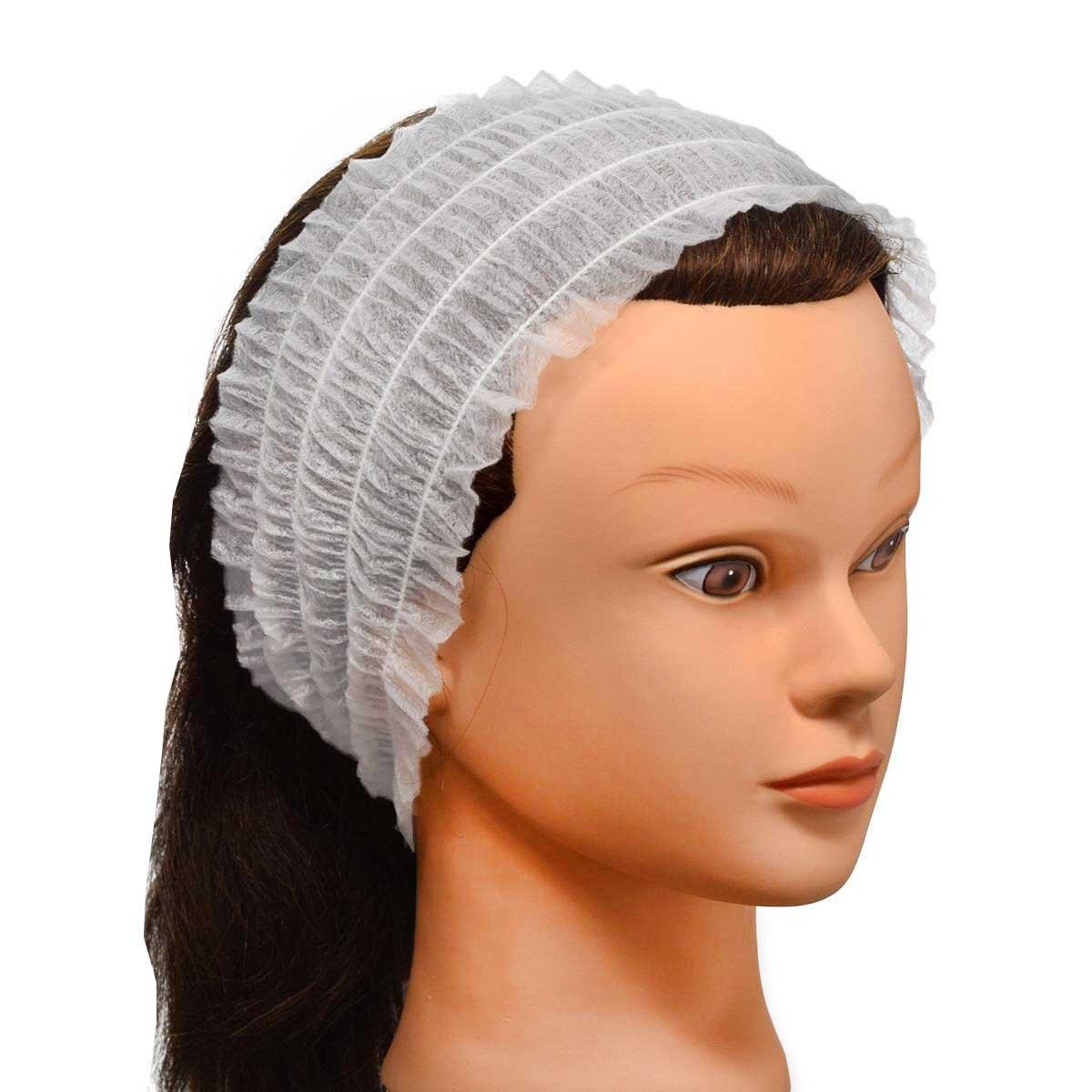 Fascia capelli monouso 100 pezzi confezionate singolarmente