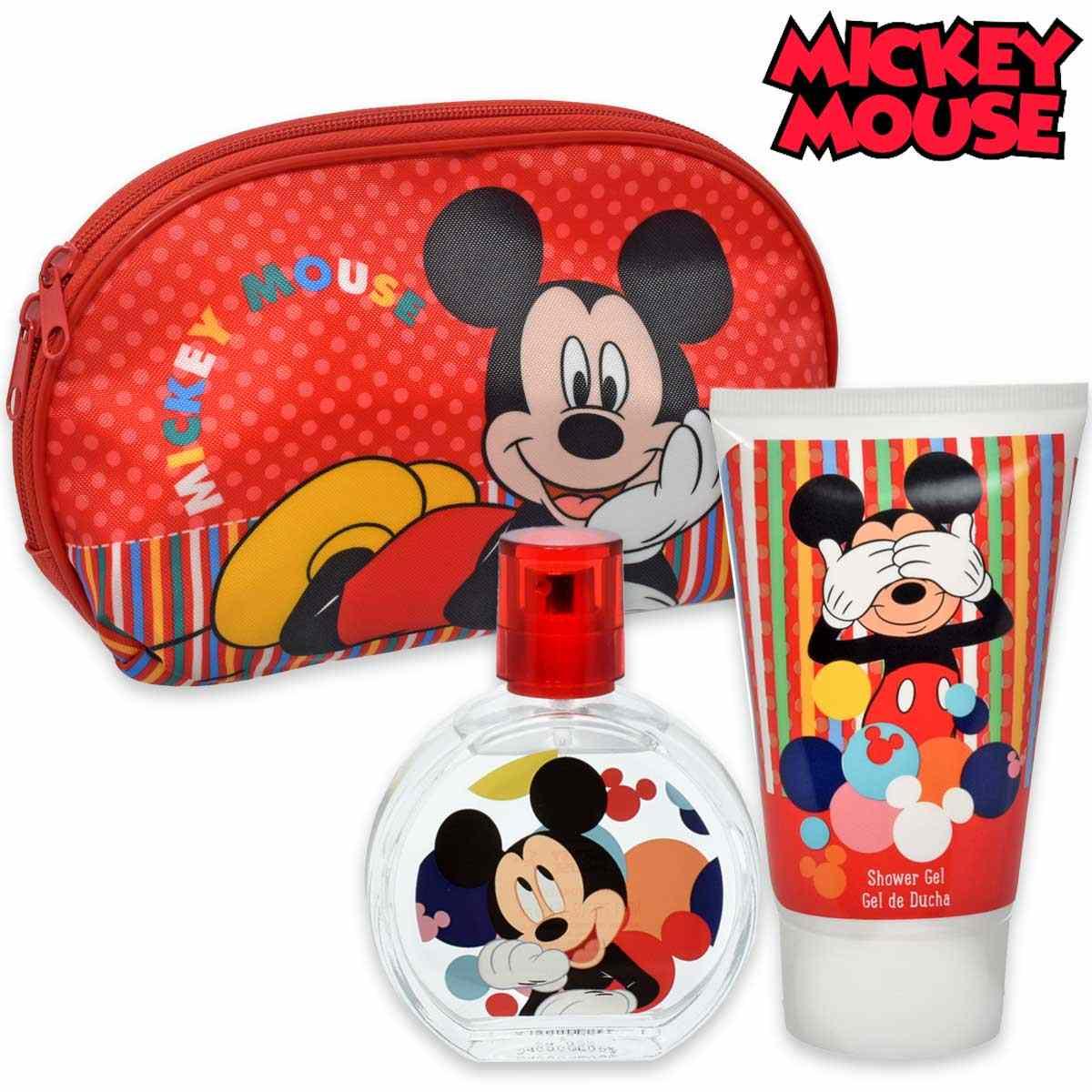 Mickey coffret edt 50 ml + shower gel 100 ml + pochette