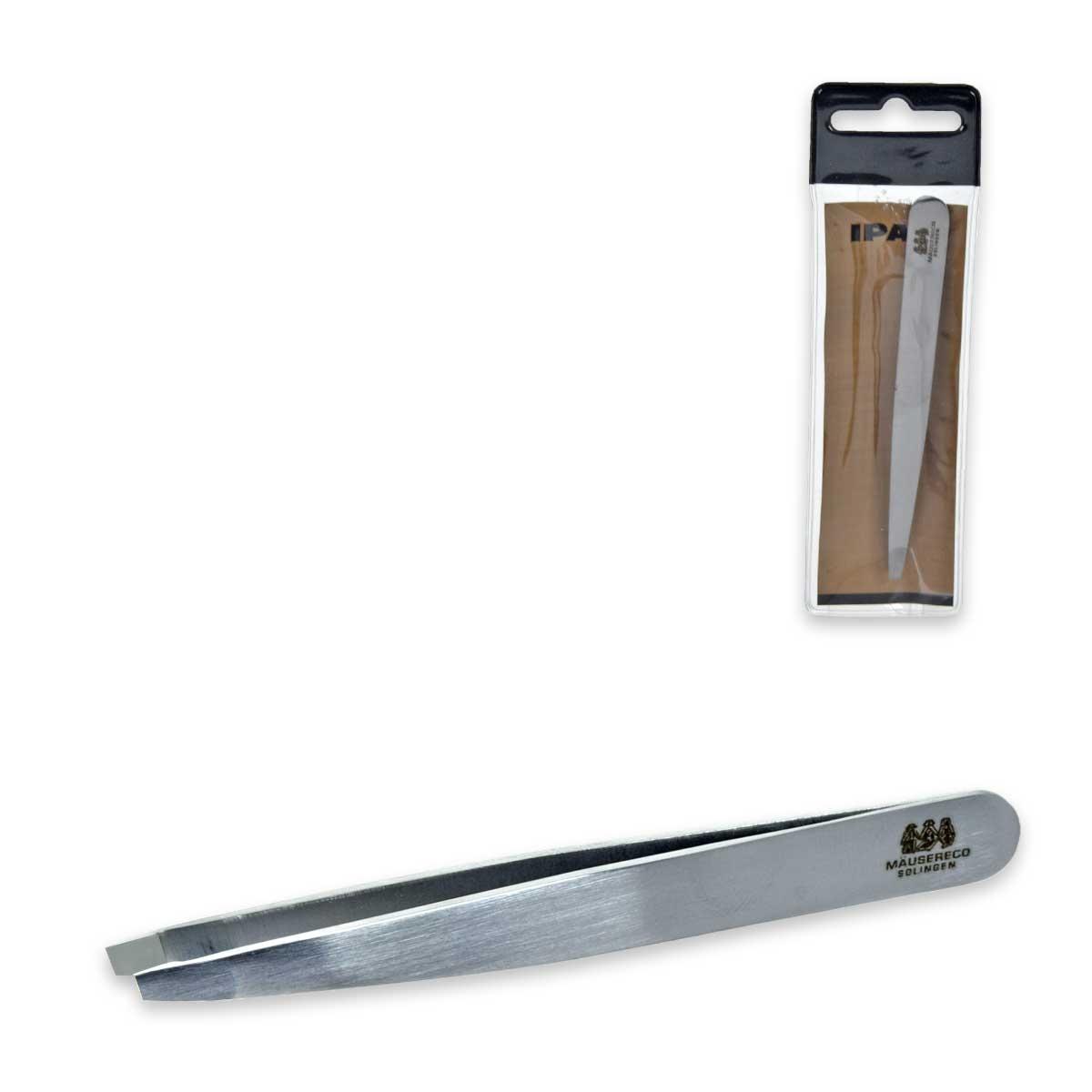 Pinzetta satinata 95 mm p/obliqua