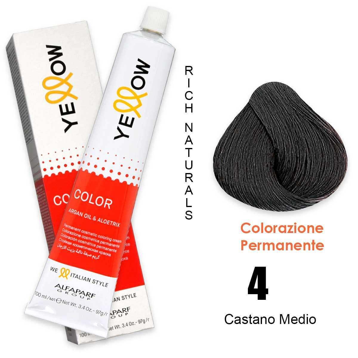 ALFAPARF YELLOW COLOR PERMANENT 4.0 100ml
