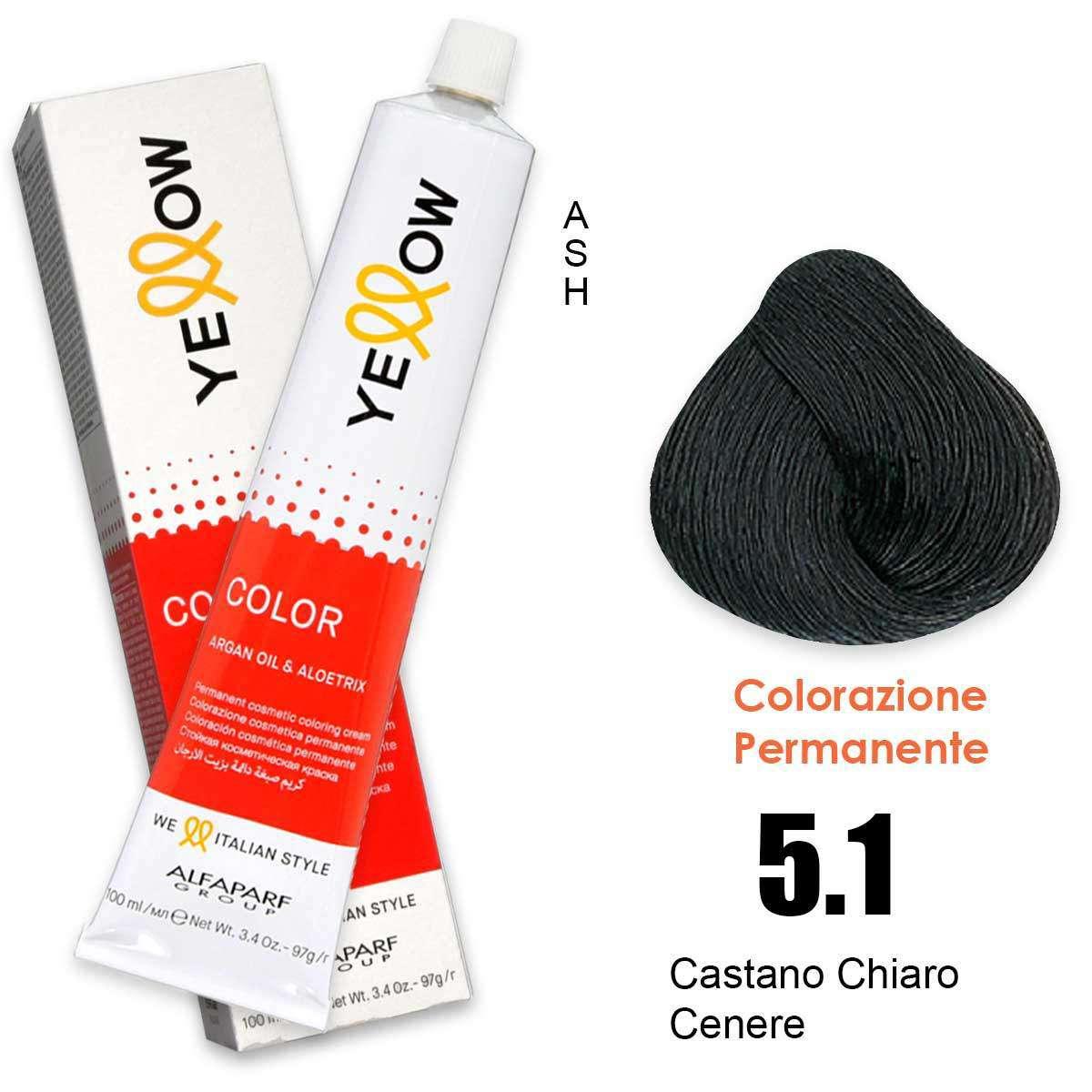 ALFAPARF YELLOW COLOR PERMANENT 5.1 100ml