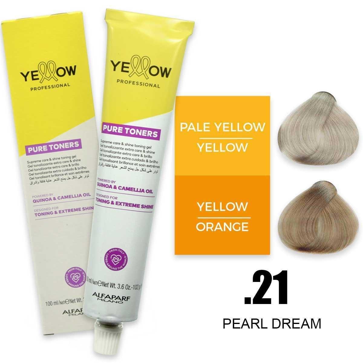 ALFAPARF YELLOW PURE TONERS PEARL .21 100 ml