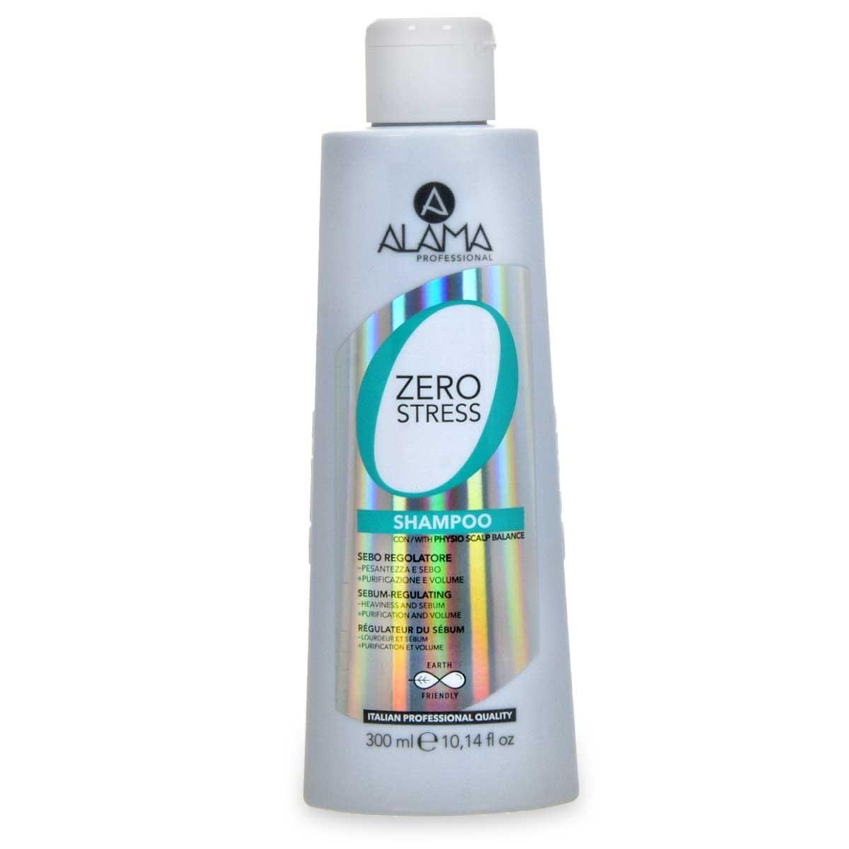 Alama professional zero stress shampoo sebo regolatore 300 ml