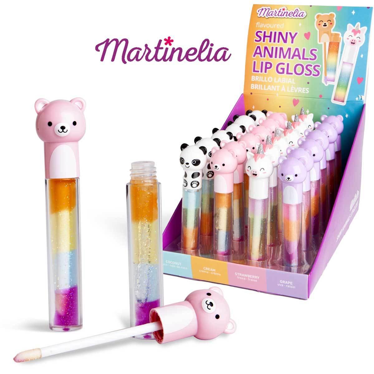 Martinelia lip gloss shiny animals