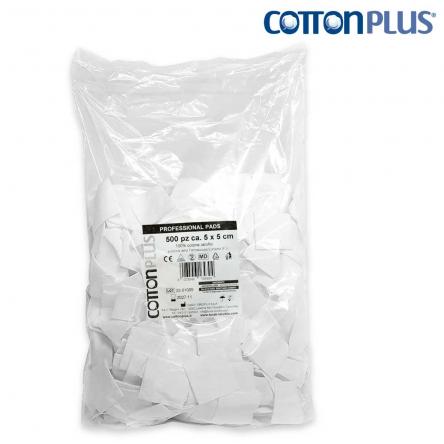 Cotton plus 500 pz.  5 x 5 cm. professional pads