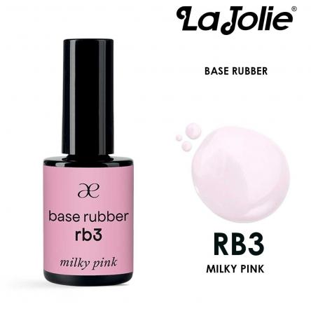 Base rubber milky pink la jolie 12 ml