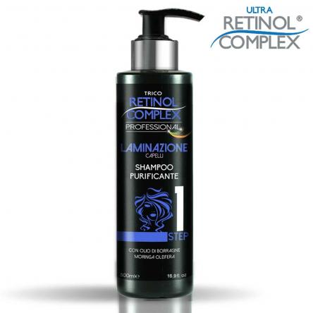 Trico retinol complex  shampoo purificante laminazione capelli 500