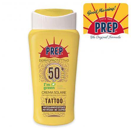 Prep crema solare tattoo spf50+ 200 ml