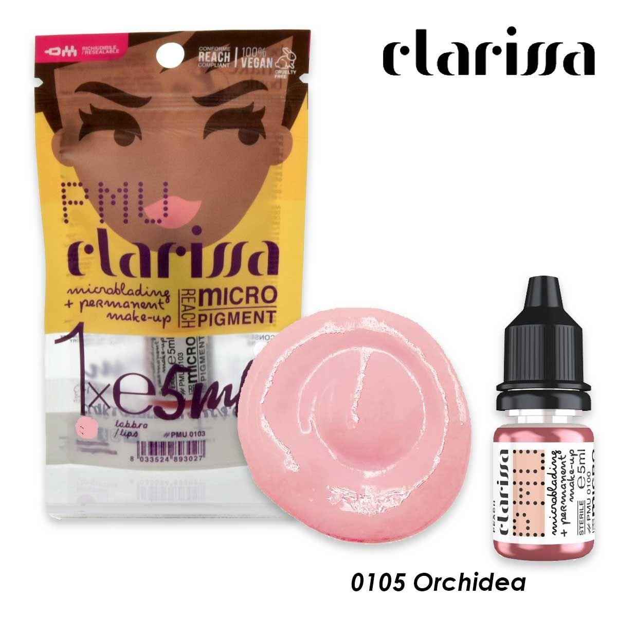 Clarissa pmu micropigmenti labbra orchidea 5 ml