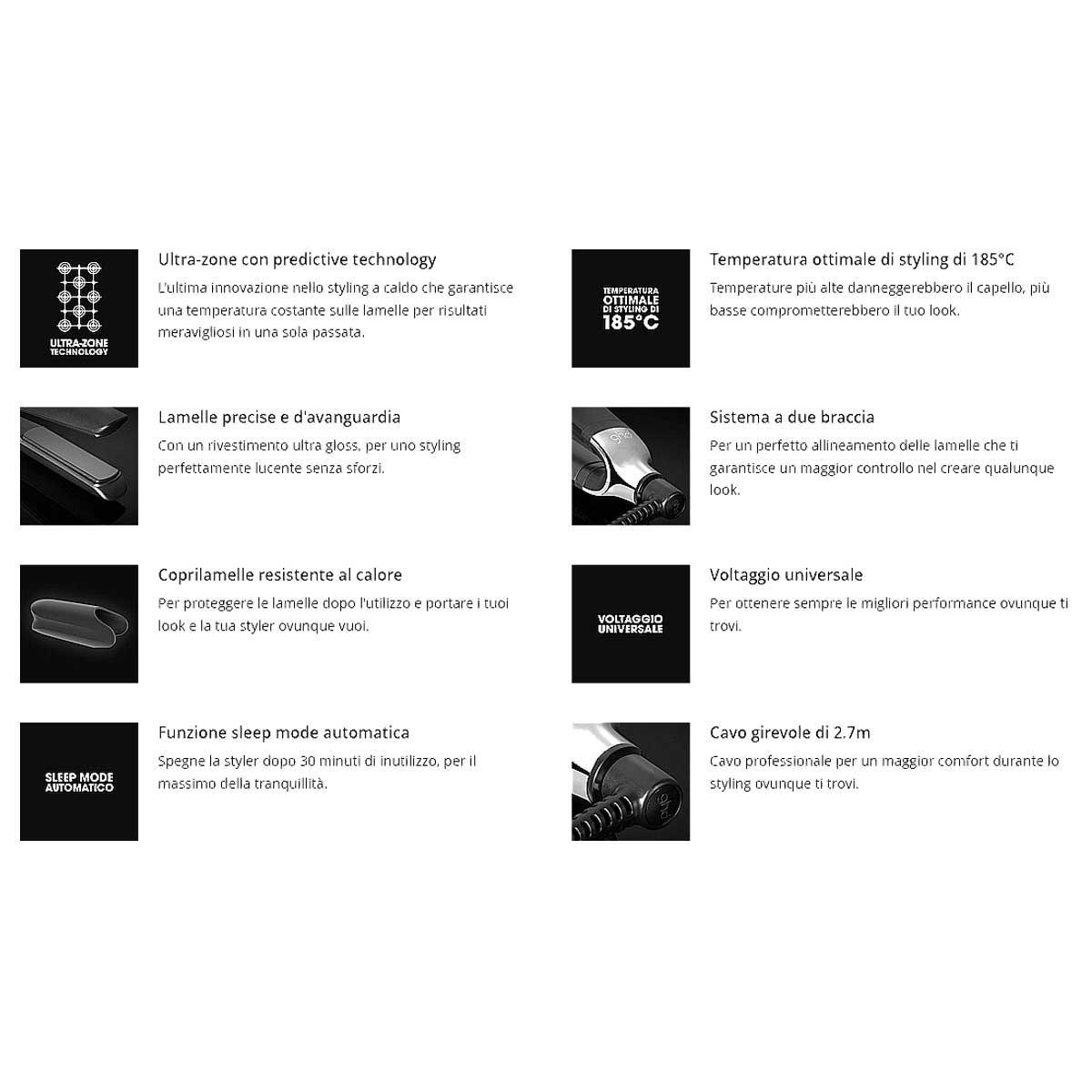 Ghd piastra platinum plus black