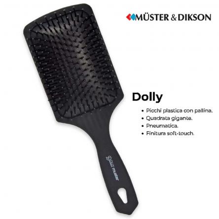 MUSTER SPAZZOLA "DOLLY"-RETTANGOLARE 13 FILE SOFT TOUCH