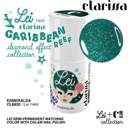 Clarissa lei esmeralda 14 ml smalto uv/led