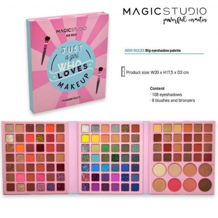 Magic studio new rules big eyeshadow palette