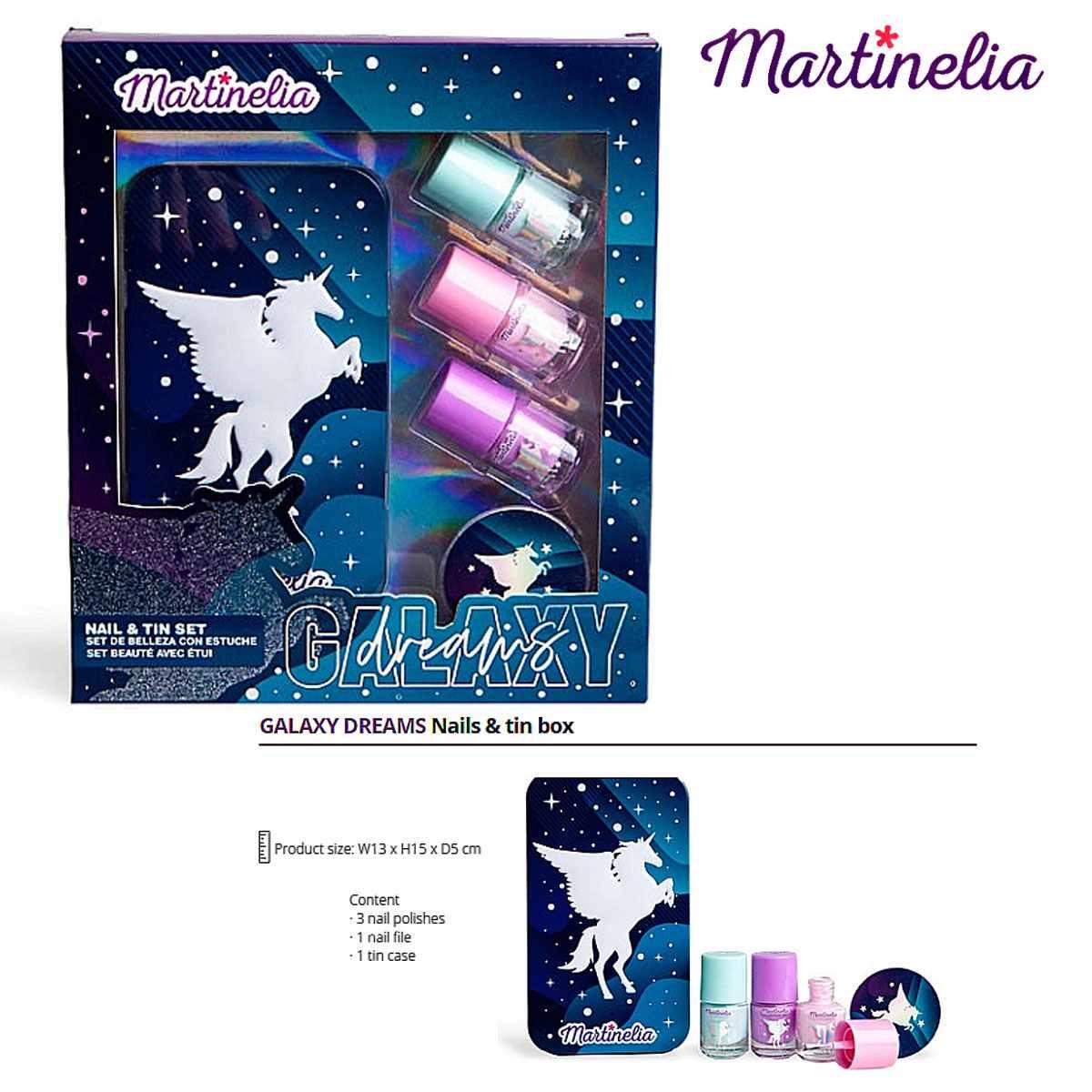 Martinelia Martinelia galaxy dreams nails & tin box 8436609391690