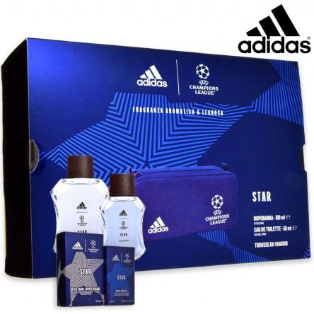 Adidas uefa 10 edt 50 ml+ after shave 100ml + toiletry