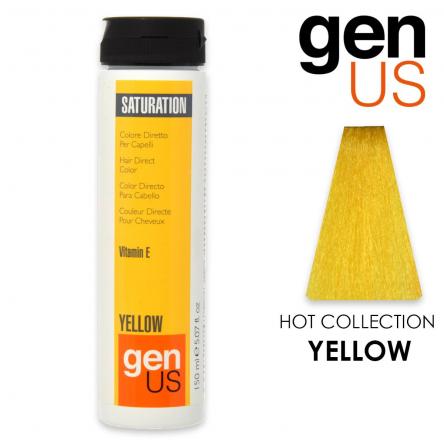 Genus saturation hair direct color yellow 150ml