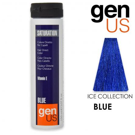 Genus saturation hair direct color blue 150ml