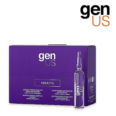 Genus keratin restructuring leave-in lotion 12x10ml