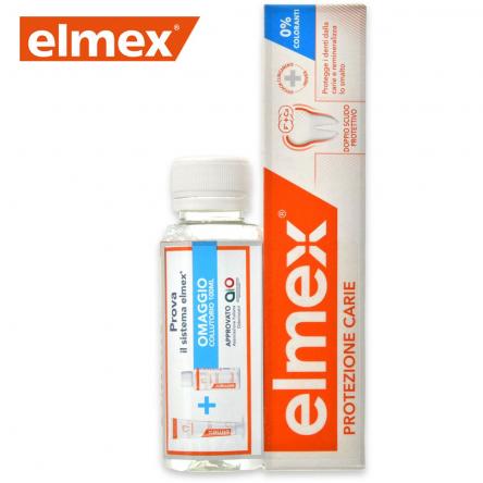 Elmex dent. 75 ml protezione carie + colluttorio 100 ml