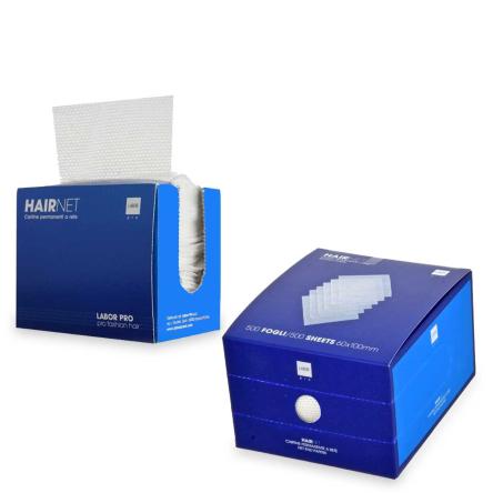 Labor cartine permanente a rete hair net 500 pz 60x100 mm