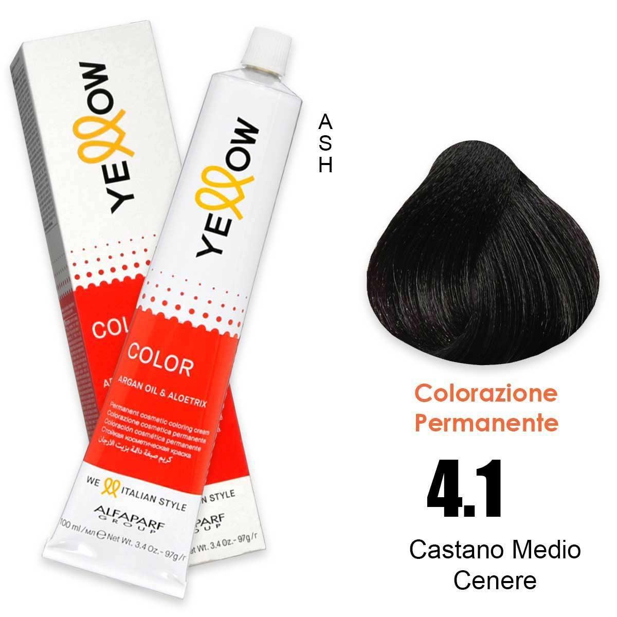 Alfaparf yellow color permanent 4.1 100ml