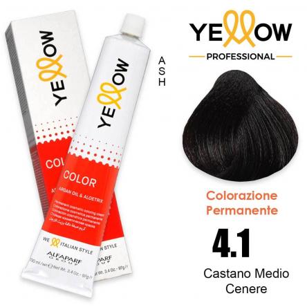 Alfaparf yellow color permanent 4.1 100ml