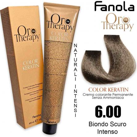 Fanola oro therapy color keratin 100 ml 6.00