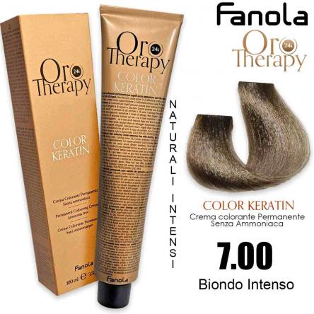 Fanola oro therapy color keratin 100 ml 7.00