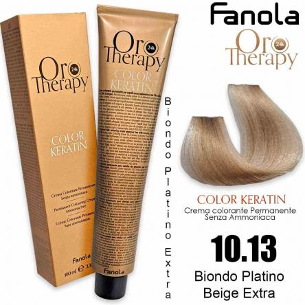 Fanola oro therapy color keratin 100 ml 10.13 extra