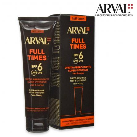 Arval full times crema concentrata superabbronzante spf 6  150 ml