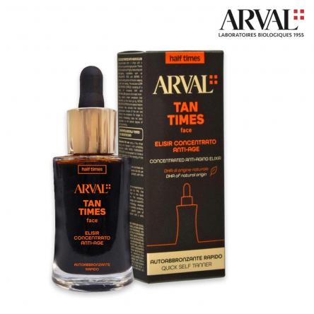 Arval half times - tan times face - elisir concentrato anti-age 30 ml