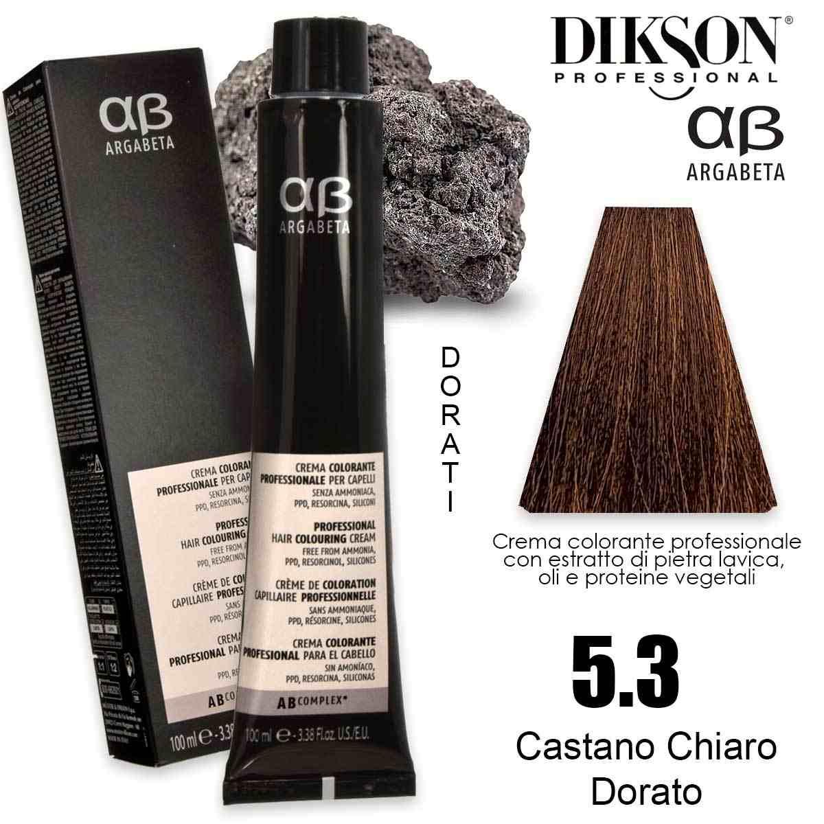 Dikson argabeta color 100 ml 5.3 castano chiaro dorato