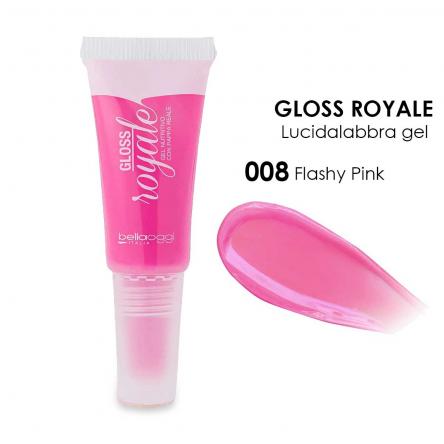Bella oggi gloss royale lucidalabbra gel con pappa reale flashy pink 008