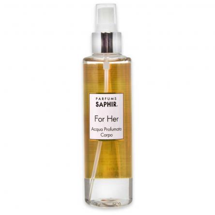 Frasco 200 ml body mist saphir for her