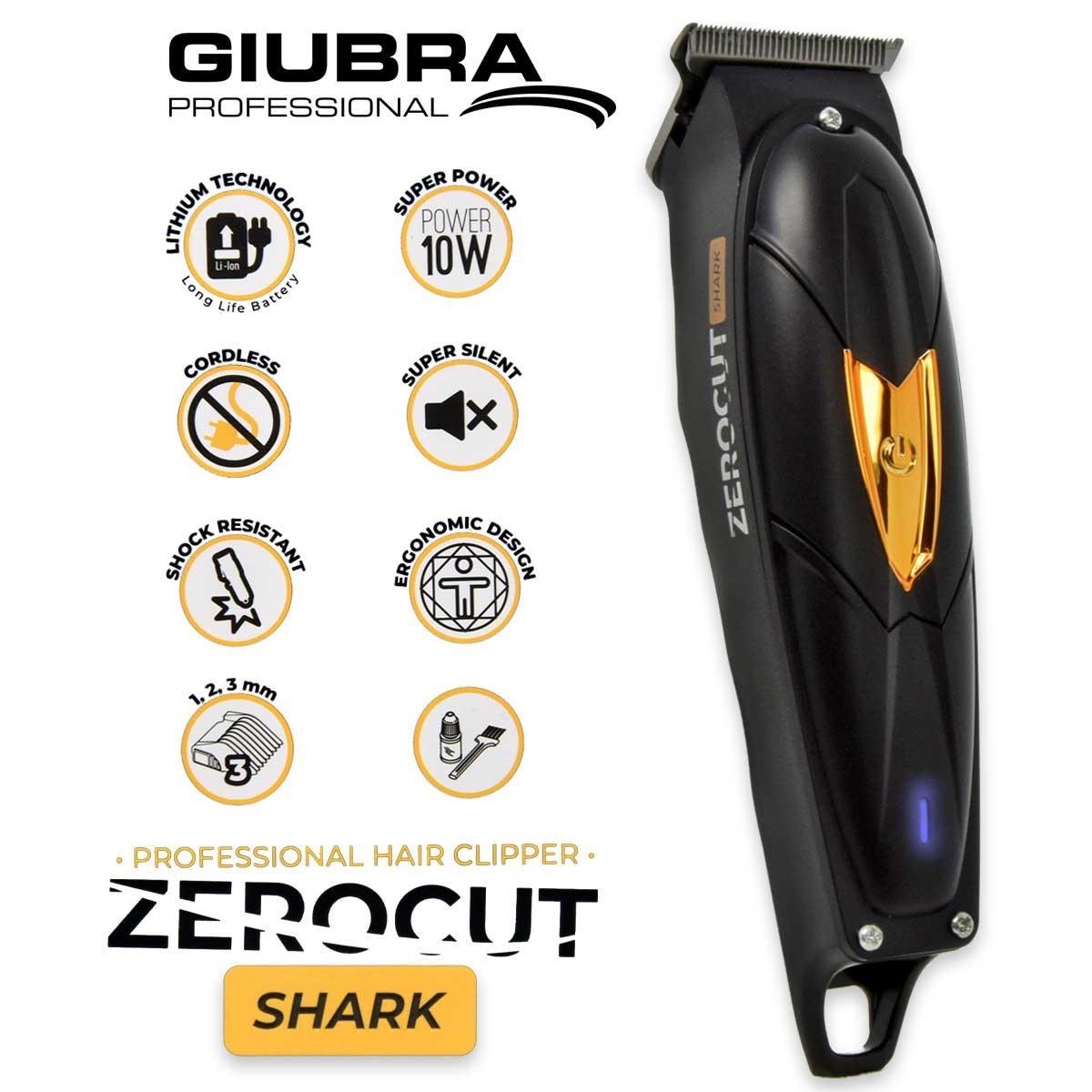 Giubra tagliacapelli zerocut shark col nero
