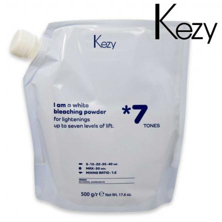Kezy polvere decolorante bianca - 7 toni 500gr
