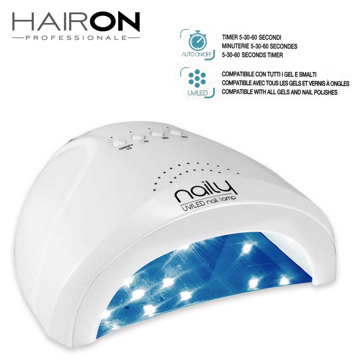 Hairon lampada uv led naily manicure / pedicure