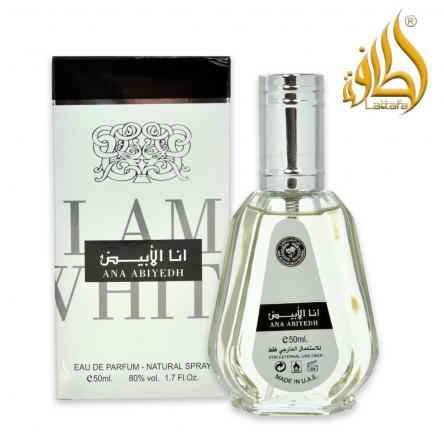 Lattafa zaafararan ana abiyedh iam white(w) edp 50 ml