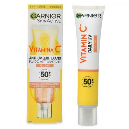 Garnier skin active vitamina c quotidiano fluido anti macchie glow spf50+ 40 ml