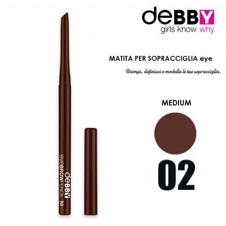 Debby eyebrow pencil waterproof 2