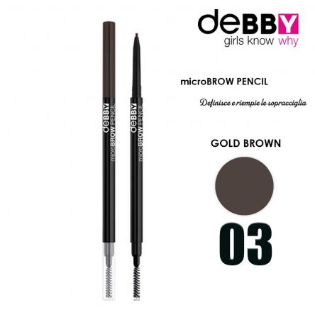 DEBBY MICROBROW Pencil 03 DARK