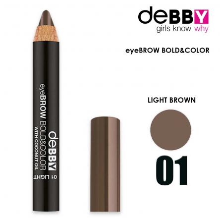 Debby eyebrow bold&color 01 - light brown