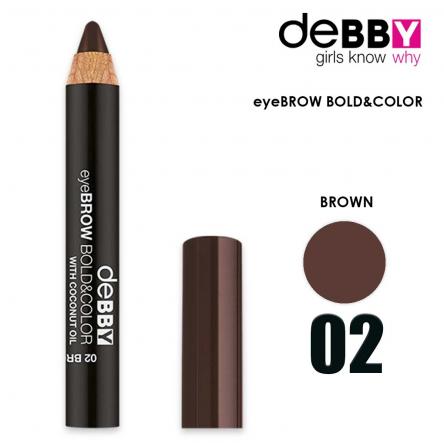 Debby eyebrow bold&color 02 - brown