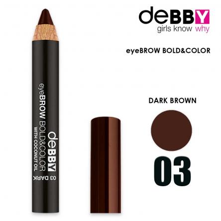 Debby eyebrow bold&color 03 - dark brown