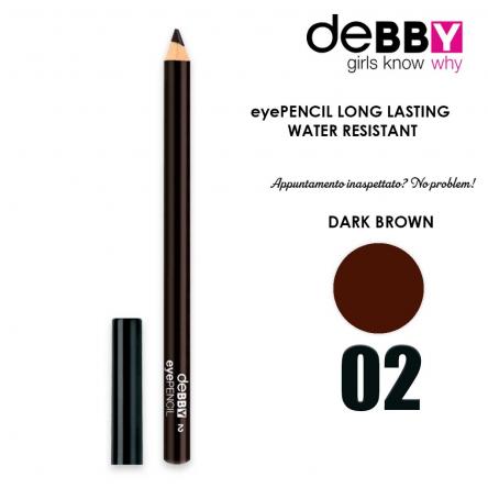 DEBBY MATITA OCCHI eyePENCIL LUNGA DURATA WATER RESISTANT 2