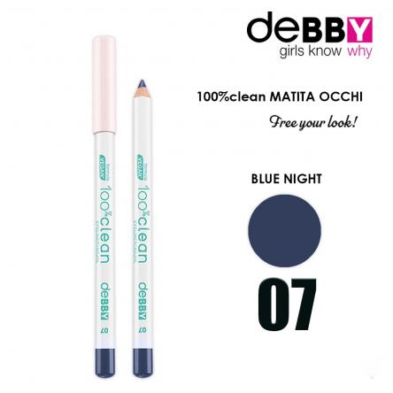 Debby matita occhi 100% clean 7 blue night